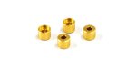 Kyosho MZW418-40 - Al Friction Mount Collar (4.0mm/Gold/4pcs)
