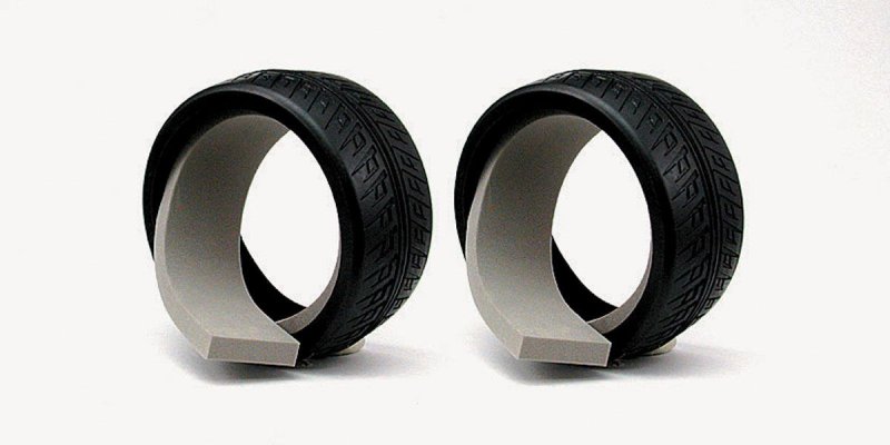 Kyosho IGT001B - Tire & Inner Sponge (Inferno GT/2pcs)