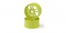 Kyosho IGH005KY - Wheel(10-Spoke/F-Yelow/2Pcs)