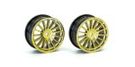 Kyosho VZH003GL - Wheel (15-Spoke/Gold/24mm/2Pcs)
