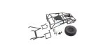 Kyosho OLW003C - Rollcage Set(w/Spare Tire/Black Wheel)