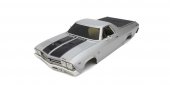 Kyosho FAB705SL - 1969 Chevy(R) El Camino(R) SS 396(R) Cortez Silver Decoration Body Set