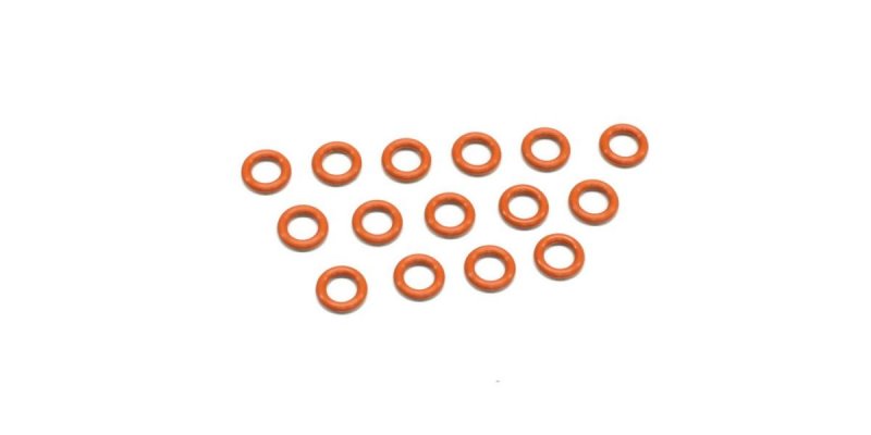 Kyosho ORG06B - Silicone O-Ring(P6/Orange) 15Pcs