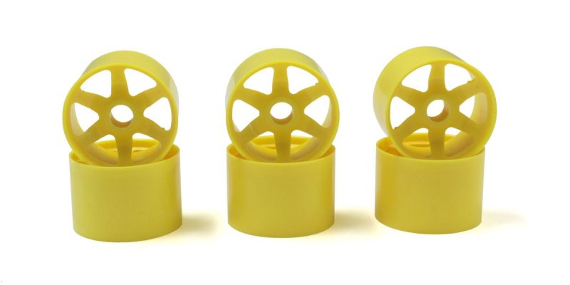 Kyosho PZ301-6Y - Front Wheel (Yellow/6pcs)