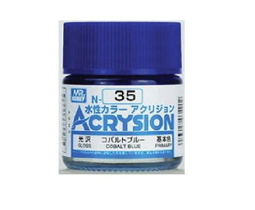 Mr.Hobby GSI-N35 - Acrysion Acrylic Gloss Cobalt Blue - 10ml