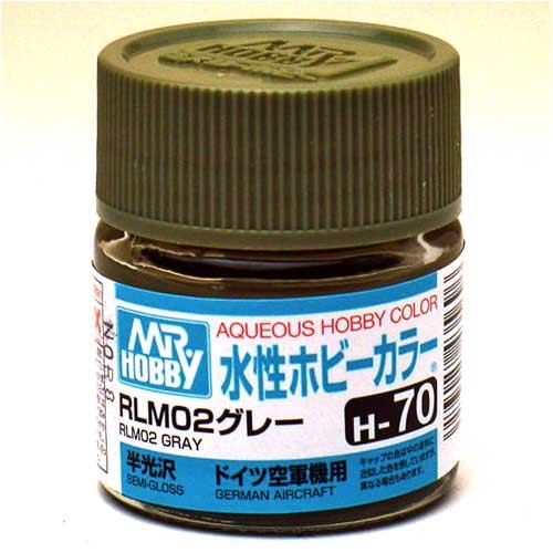 Mr.Hobby GSI-H70 - RLM 02 Grey - Semi-Gloss 10ml Gunze Aqueous Hobby Color Acrylic Paint