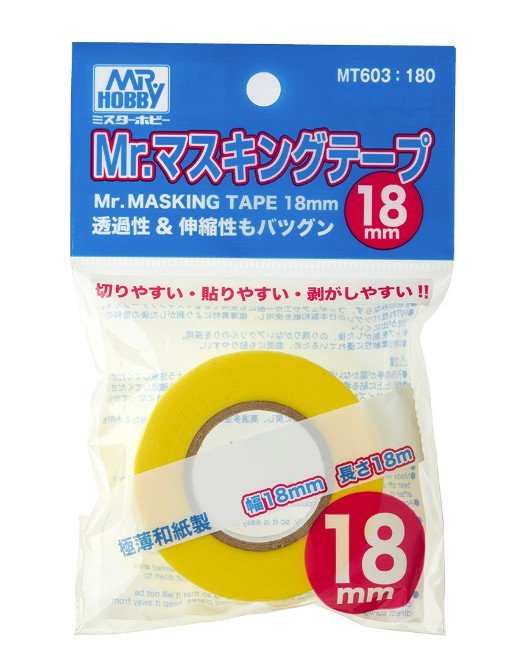 Mr.Hobby MT603 - Mr. Masking Tape 18mm