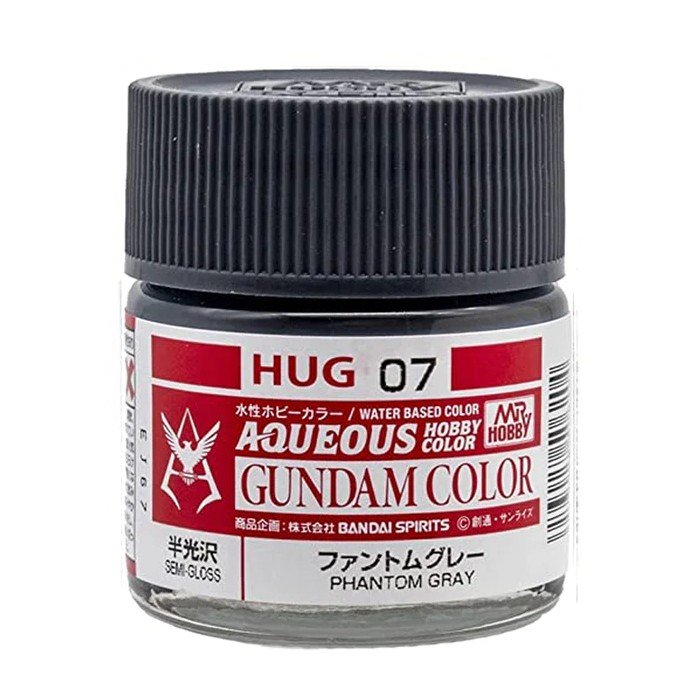 Mr.Hobby HUG07 - Phantom Gray 10ml Aqueous Water Based Gundam Color