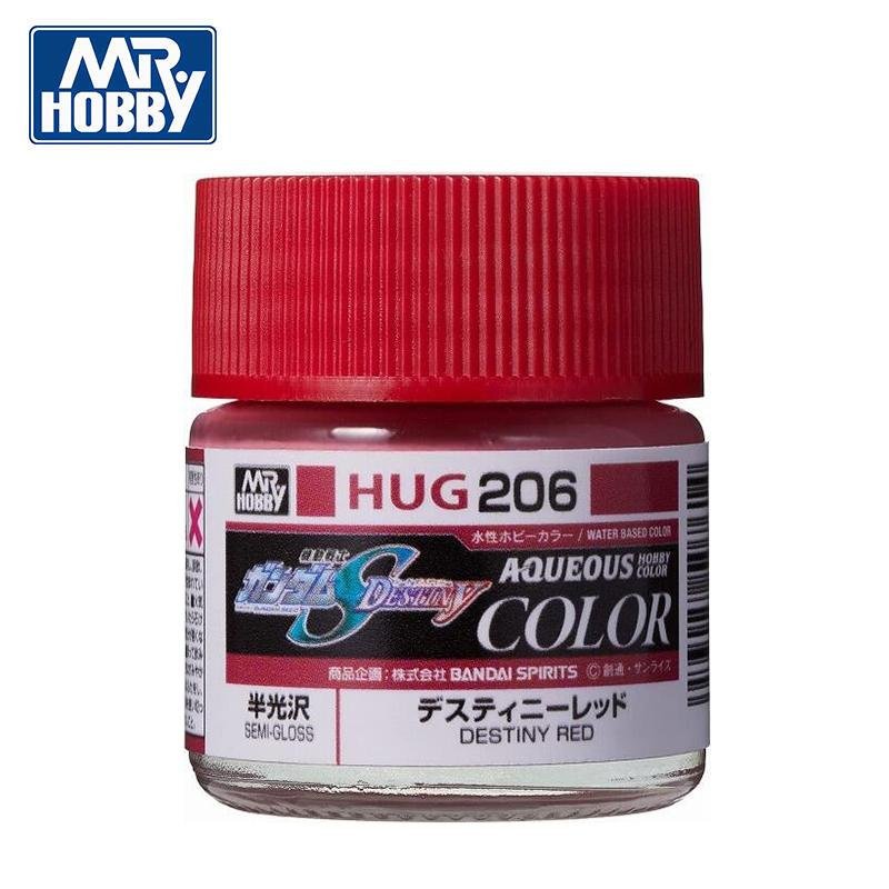 Mr Hobby HUG206 - Mr Aqueous Gundam Seed Destiny Color Destiny RED 10ml (Semi Gloss)