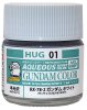 Mr Hobby HUG01 - Mr Aqueous Gundam Color RX-78-2 Gundam White 10ml (Semi Gloss)