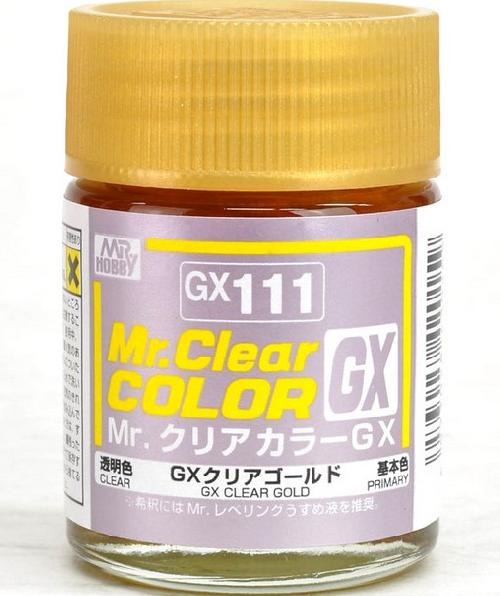 Mr.Hobby GSI-GX111 - Mr. Clear Color Gold - 18ml