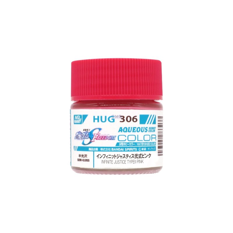 Mr Hobby HUG306 - Infinite Justice Type II Pink 10ml Mr.Aqueous Gundam Seed Color