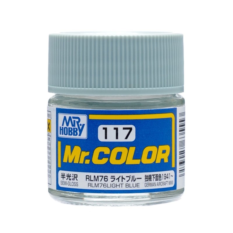 Mr.Hobby GSI-C117 - Semi-gloss - RLM76 Light Blue - 10ml