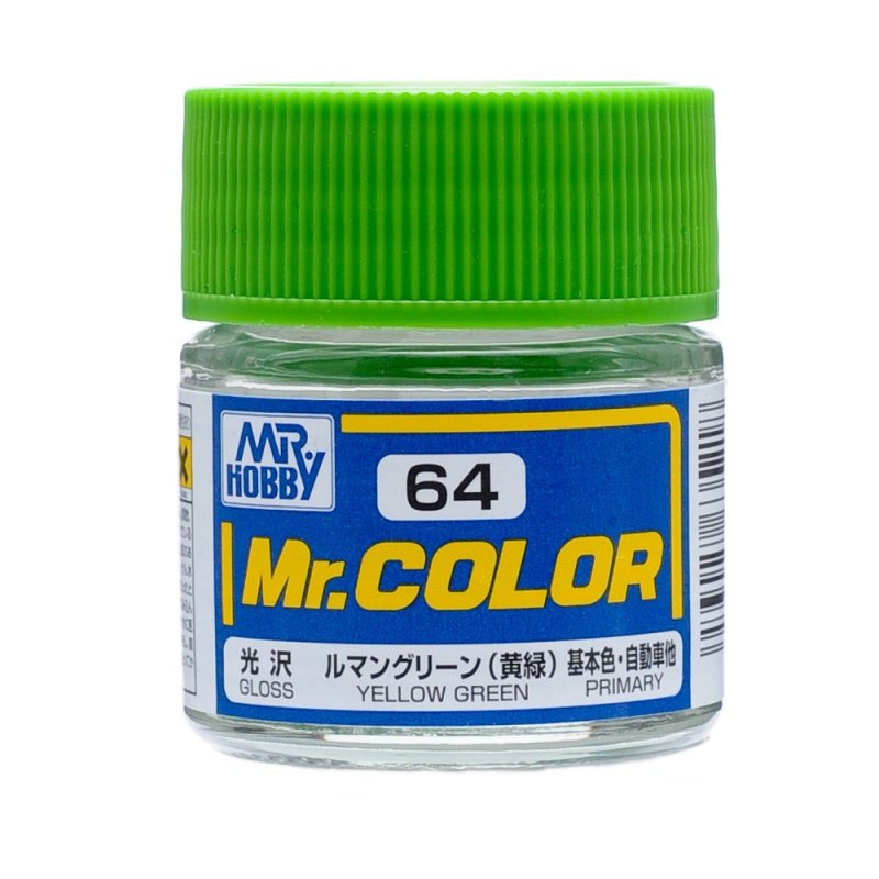 Mr.Hobby GSI-C64 - Gloss - Yellow Green - 10ml