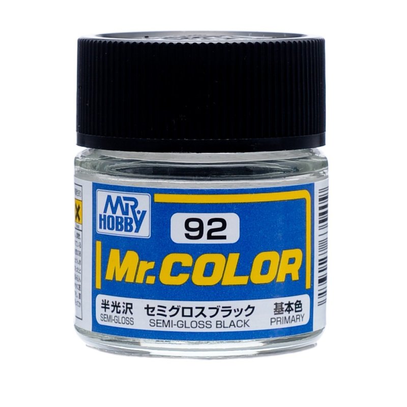 Mr.Hobby GSI-C92 - Semi-Gloss - Black - 10ml
