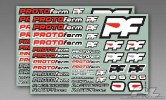 PROTOform 9912-39 PROTOform Team Decals Rd/Bk/Wt