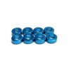 RACEOPT Aluminium 3mm Washer 8pcs , 2.0mm - Blue (RO-AW20-B)