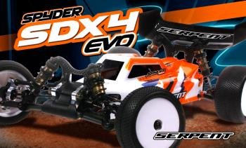 Serpent SER500021 Spyder SDX4 EVO Buggy 1/10 4wd EP