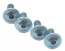 Serpent SER1017 Screws Engine Mount + Flange (4)