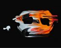 Serpent SER170313 Body 1/8 Buggy Avenger Orange