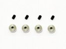 Serpent SER1639 Collar aluminum 2.1+setscrew (4)