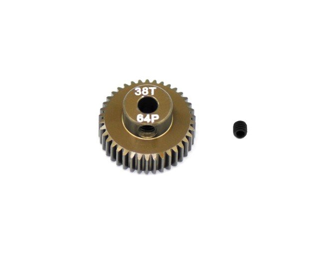 Serpent SER120125 Motor-pinion Aluminum Hard 64P / 38T