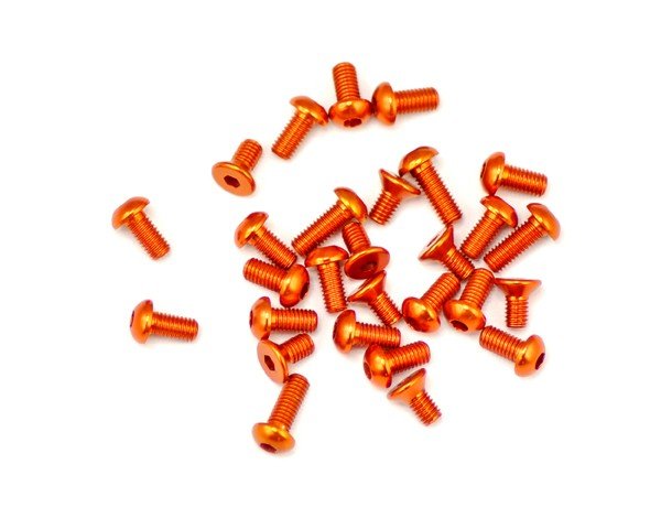 Serpent SER401622 Screw set Aluminium top/side Orange 411 (28)