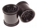 Serpent SER301072 Wheel Rear Black (2)