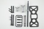 Serpent SER411278 Shaft Assembly Rear Aluminium pro