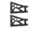 Serpent SER601403 Carbon wishbone fr