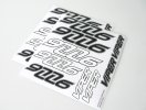 Serpent SER903605 Decal Sheet 977 black/white (2)