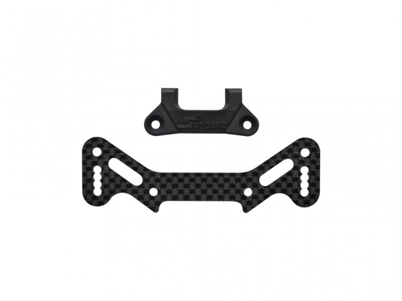 Serpent SER401998 Bumper top Carbon X20 21