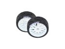 Serpent SER215016 Tyre GT 1/8 premount white medium