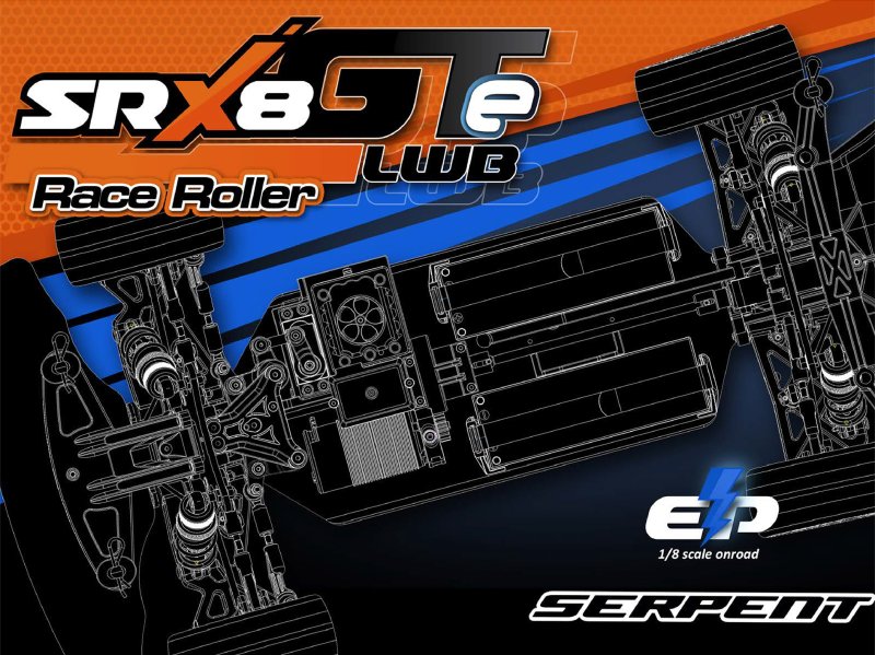 Serpent SER600069 Serpent SRX8 GTE LWB Raceroller 1/8 EP