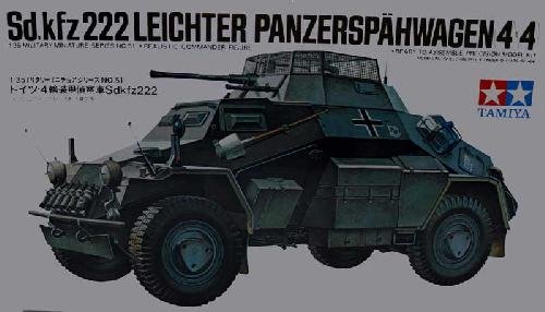 Tamiya 35051 - 1/35 sd.Kfz 222 Leichter Panzerspahwagen 4X4