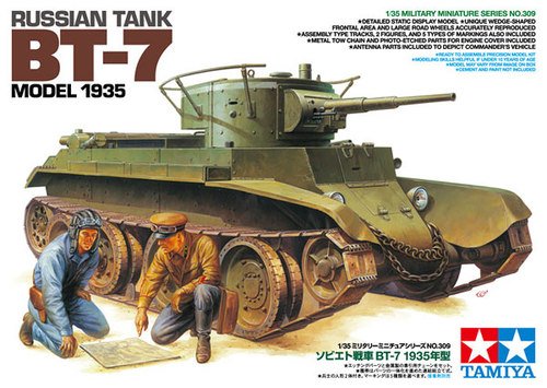 Tamiya 35309 - 1/35 Russian Tank BT-7 Model 1935