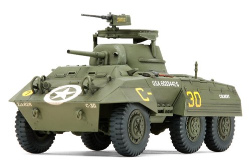 Tamiya 26541 - 1/48 US M8 Light Armored Car - Finished Model \'Greyhound\' WWII