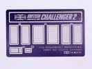 Tamiya 35277 - 1/35 Challenger 2 Photo-Etched Parts Set