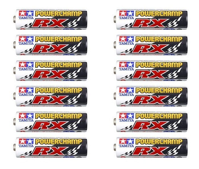 Tamiya 55120 - Tamiya Power Champ RX (Alkaline Battery, 12 Pcs.)