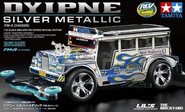 Tamiya 92419 - Dyipne Silver Metallic (FM-A Chassis)