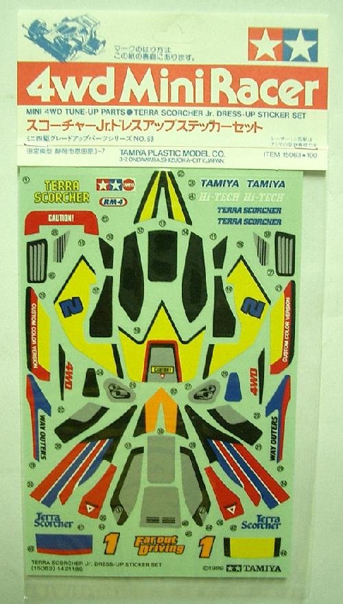 Tamiya 15063 - JR Terra Scorcher Sticker