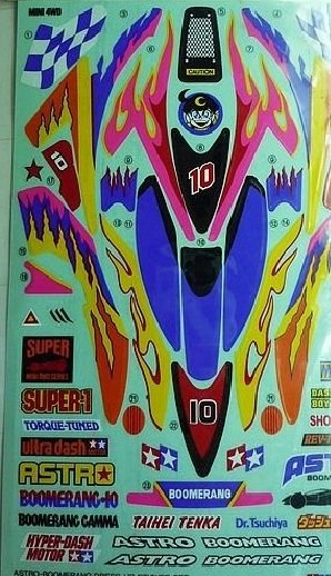 Tamiya 15151 - Astro-Boomerange Sticker