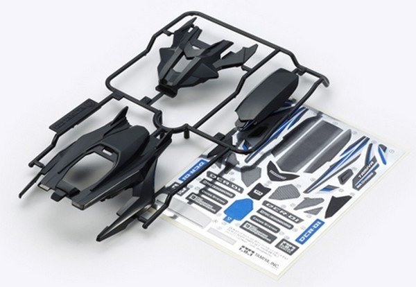 Tamiya 95312 - Body Set DCR-01 Gun Metal JR