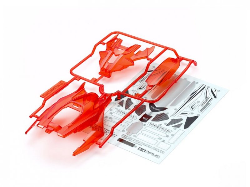 Tamiya 95407 - DCR-01 Clear Red Body Set