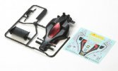 Tamiya 94928 - JR Body Set Avante Black Special - w/Red Colored Canopy