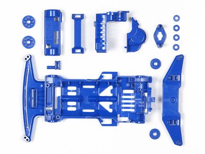 Tamiya 94271 - JR Super 1 Chassis Blue