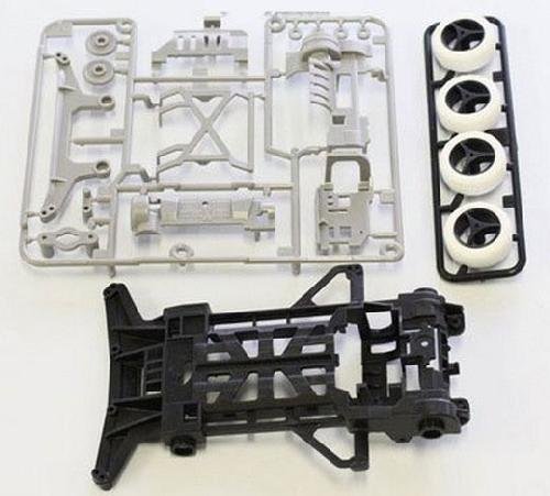 Tamiya 94824 - Super X Carbon Reinforced Chassis w/Carbon Wheel & Tire