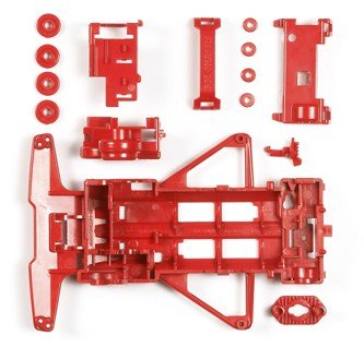 Tamiya 94840 - FM Reinforced Chassis Red