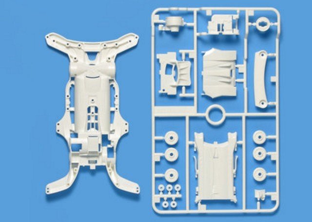 Tamiya 95251 - AR Reinforced Chassis (White)