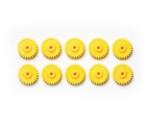 Tamiya 10312 - AO-1041 G-18 Gear Yellow (10pcs)